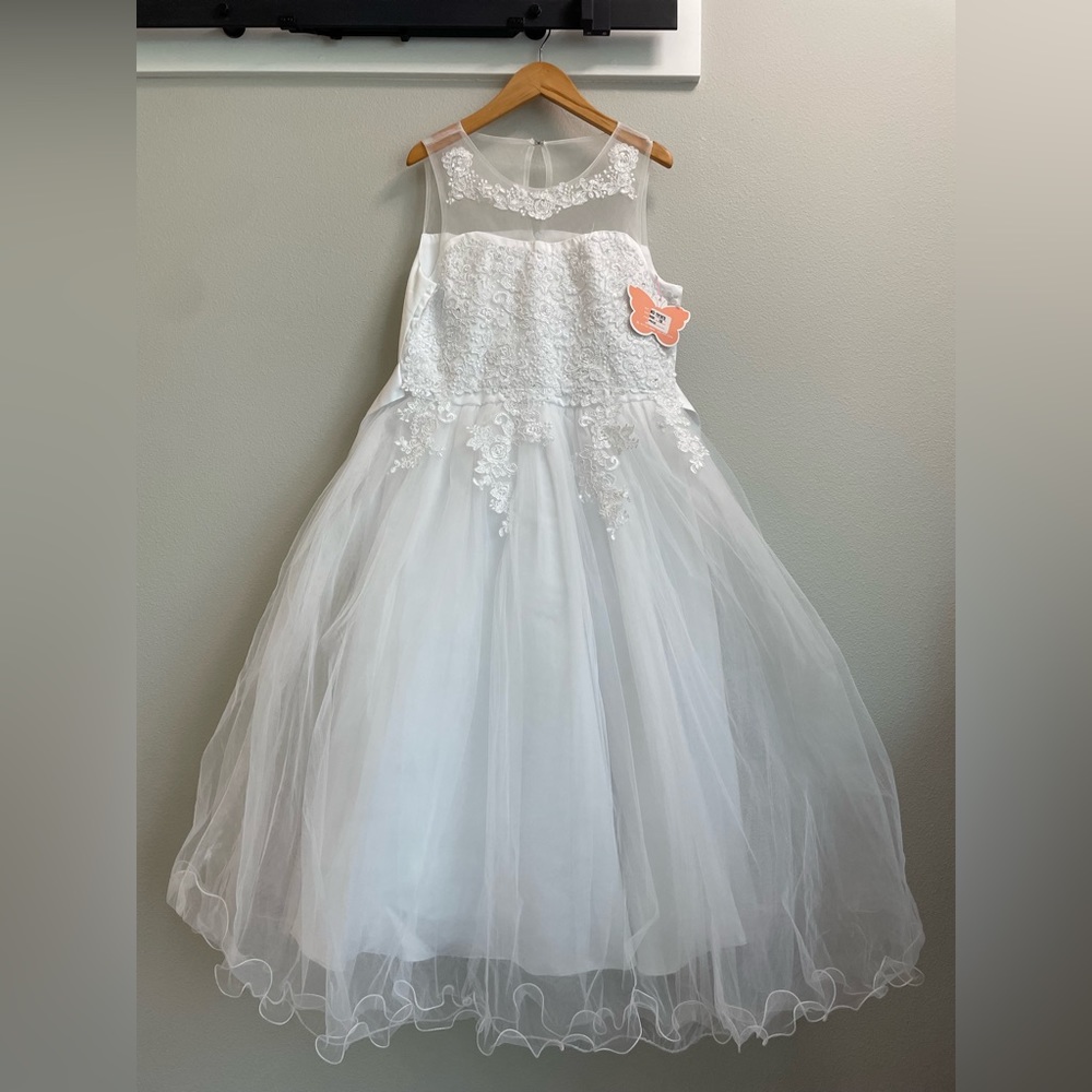 flower girl dress size 16